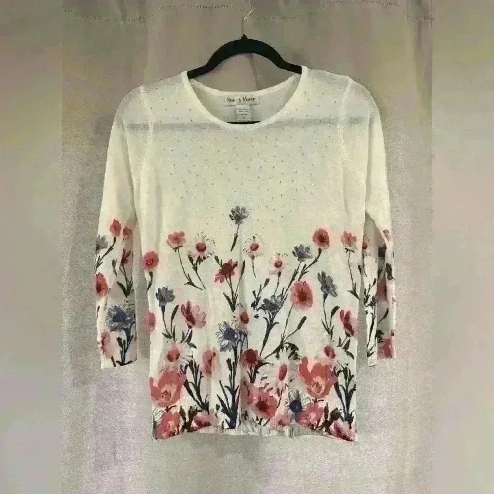 Womens White Rebecca Malone Top